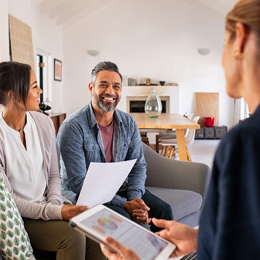 Couple Getting Assistance With Their Finances