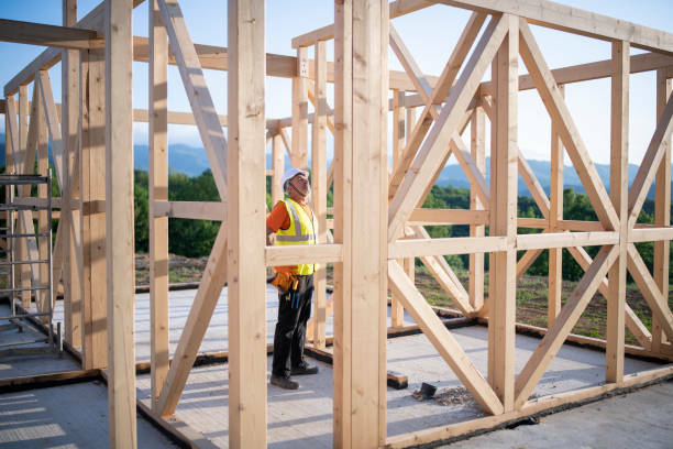 Construction worker on a build site.