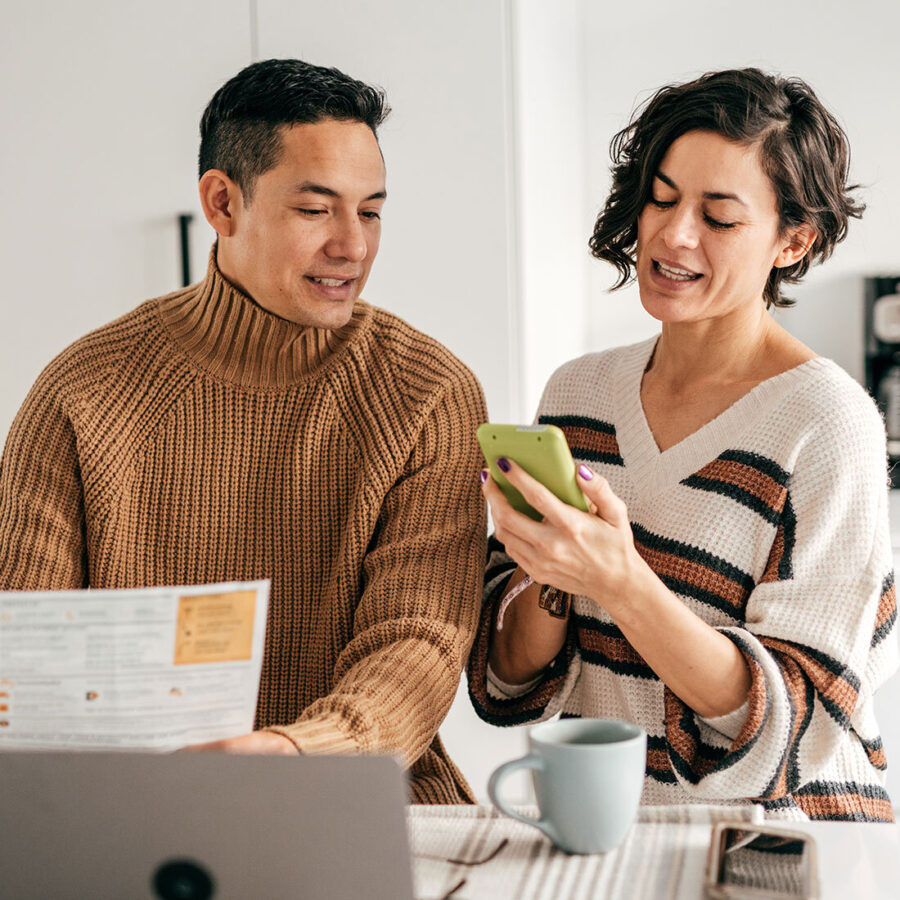 Cozy fall sweaters while calculating things